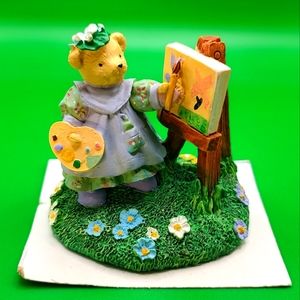 Muffy Gibearny Figurine Boxed Miniature Figurine! Painting on an Axel!